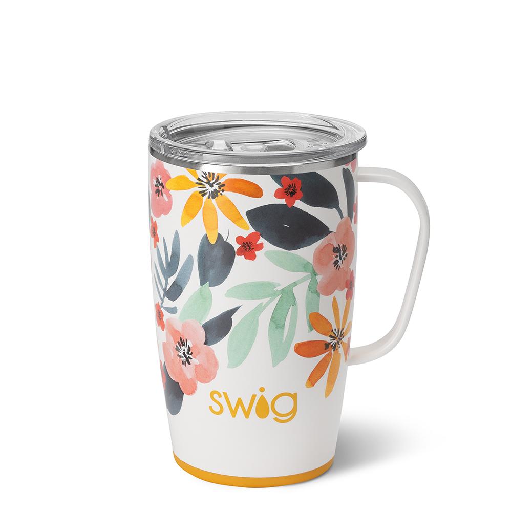 Honey Meadow 18oz Travel Mug W/ Handle Swig Life Wholesale